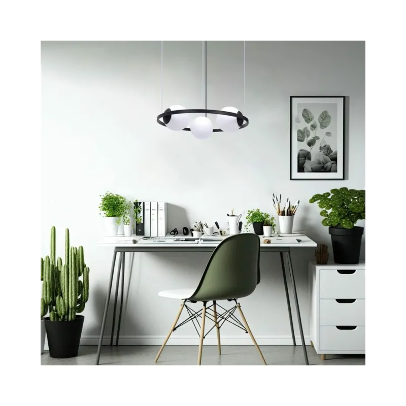 Люстра Zuma Line 5004 Orbit E27 3x40W IP20 Чорна