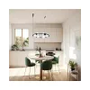 Люстра Zuma Line 5007 Orbit E27+E14 6x40W IP20 Чорна