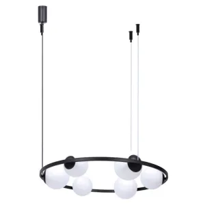 Люстра Zuma Line 5007 Orbit E27+E14 6x40W IP20 Чорна