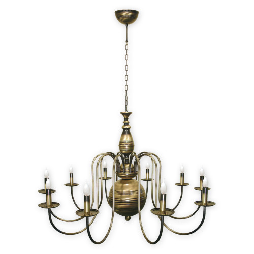 Люстра Lemir Lighting 19_10 MAX Kandelabr Max patyna E14 10x60W IP20