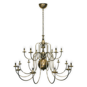 Люстра Lemir Lighting 19_18 SMAX Kandelabr Max patyna E14 18x60W IP20