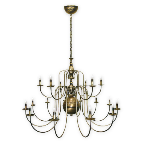 Люстра Lemir Lighting 19_18 SMAX Kandelabr Max patyna E14 18x60W IP20