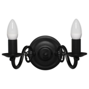 Бра Lemir Lighting 381 K2 CZA Cereus czarny matowy E14 2x60W IP20