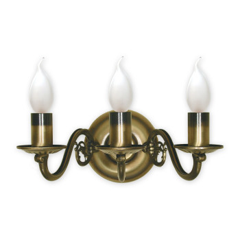 Бра Lemir Lighting 382/K3 Cereus patyna E14 3x60W IP20