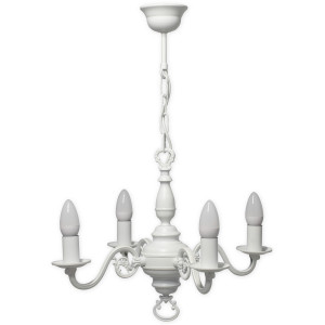 Люстра Lemir Lighting 384 W4 BIA Cereus biały matowy E14 4x60W IP20