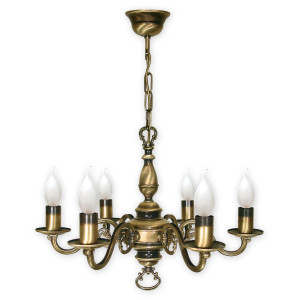 Люстра Lemir Lighting 386/W6 Cereus patyna E14 6x60W IP20
