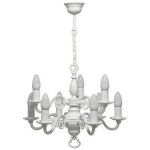 Люстра Lemir Lighting 387 W9 BIA Cereus biały matowy E14 9x60W IP20