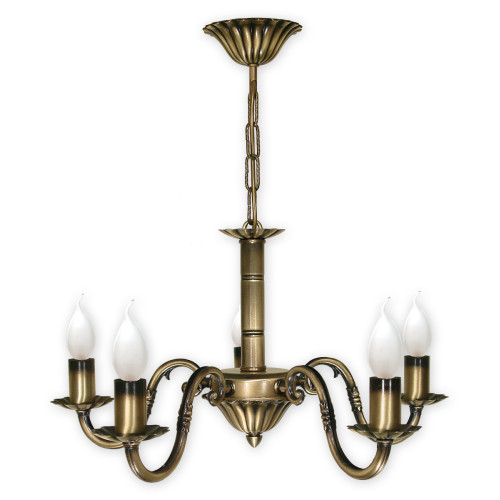 Люстра Lemir Lighting O1005/W5 Prima patyna E14 5x60W IP20