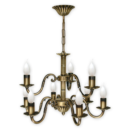 Люстра Lemir Lighting O1007/W9 Prima patyna E14 9x60W IP20