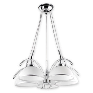 Люстра Lemir Lighting O1485 CH Flex chrom E27 5x60W IP20
