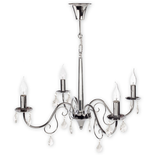 Люстра Lemir Lighting O1954 CH Velio chrom E14 4x60W IP20