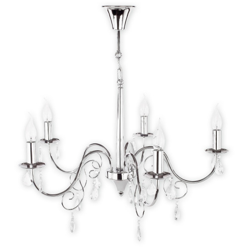 Люстра Lemir Lighting O1955 CH Velio chrom E14 5x60W IP20