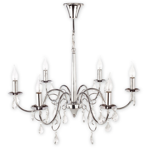 Люстра Lemir Lighting O1956 CH Velio chrom E14 6x60W IP20