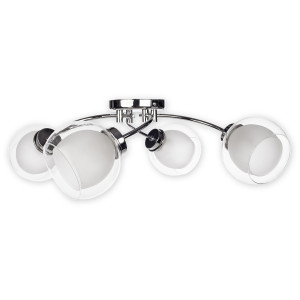 Люстра стельова Lemir Lighting O2044 P4 CH Dexy chrom E27 4x60W IP20