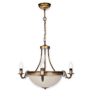 Люстра Lemir Lighting O2123 W5 PAT Arkadia patyna E14 + E27 5x60W IP20