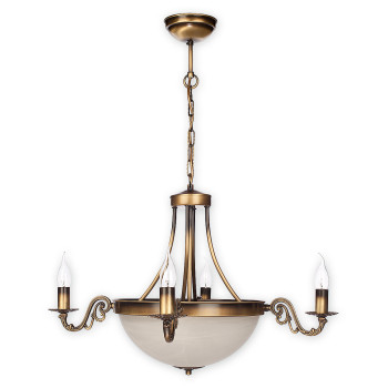 Люстра Lemir Lighting O2124 W6 PAT Arkadia patyna E14 + E27 6x60W IP20