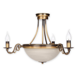 Люстра Lemir Lighting O2133 W5 PAT Arkadia Plus patyna E14 + E27 5x60W IP20