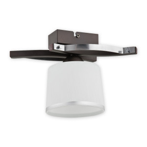 Світильник стельовий Lemir Lighting O2281 P1 RW Astred rdza wenge + chrom E27 1x60W IP20