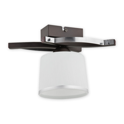 Світильник стельовий Lemir Lighting O2281 P1 RW Astred rdza wenge + chrom E27 1x60W IP20