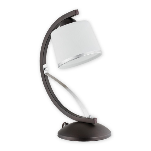 Настільна лампа Lemir Lighting O2288 L1 RW Astred rdza wenge + chrom E27 1x60W IP20