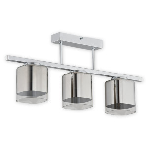 Люстра стельова Lemir Lighting O2313 P3 CH Savia chrom E27 3x60W IP20