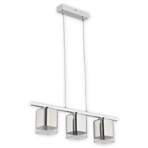 Люстра підвісна Lemir Lighting O2313 W3 CH Savia chrom E27 3x60W IP20