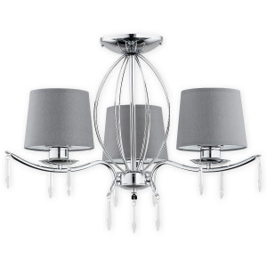 Люстра Lemir Lighting O2483 W3 CH Agila chrom E27 3x60W IP20