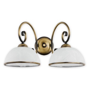 Бра Lemir Lighting O2491 K2 PAT Indra patyna E27 2x60W IP20