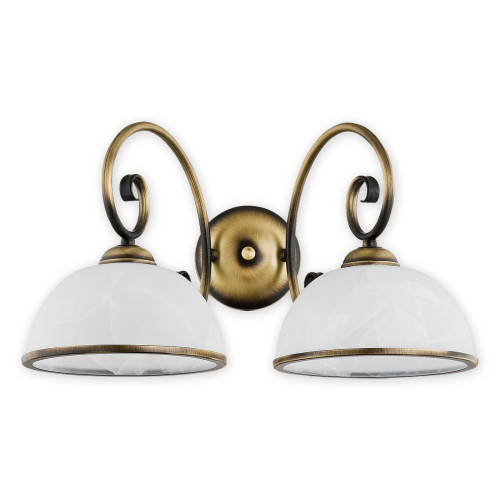 Бра Lemir Lighting O2491 K2 PAT Indra patyna E27 2x60W IP20