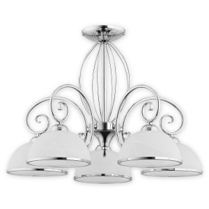 Люстра Lemir Lighting O2495 W5 CH Indra chrom E27 5x60W IP20