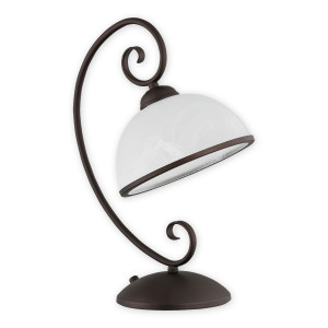 Настільна лампа Lemir Lighting O2498 L1 RW Indra rdza wenge E27 1x60W IP20