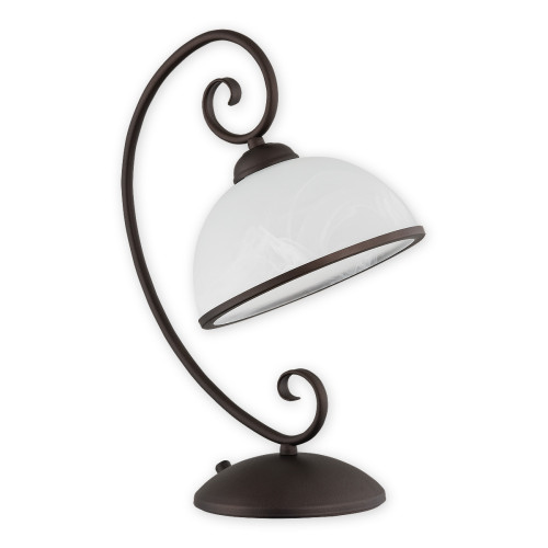 Настільна лампа Lemir Lighting O2498 L1 RW Indra rdza wenge E27 1x60W IP20