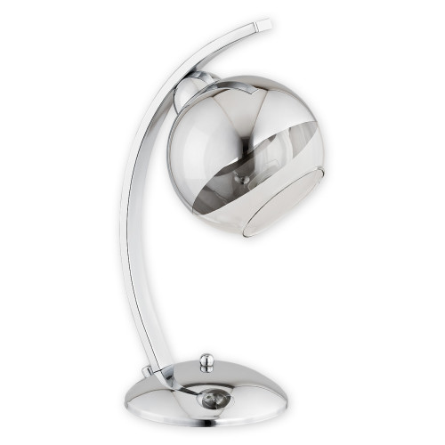 Настільна лампа Lemir Lighting O2528 L1 CH Leo chrom E27 1x60W IP20