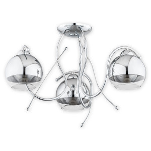 Люстра Lemir Lighting O2533 W3 CH Trama chrom E27 3x60W IP20