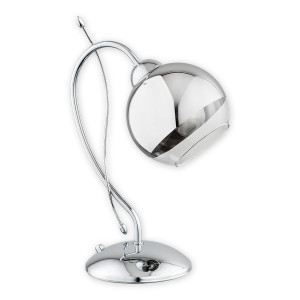Настільна лампа Lemir Lighting O2538 L1 CH Trama chrom E27 1x60W IP20