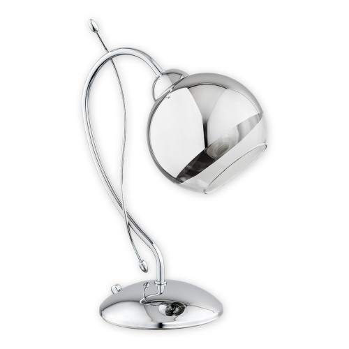 Настільна лампа Lemir Lighting O2538 L1 CH Trama chrom E27 1x60W IP20
