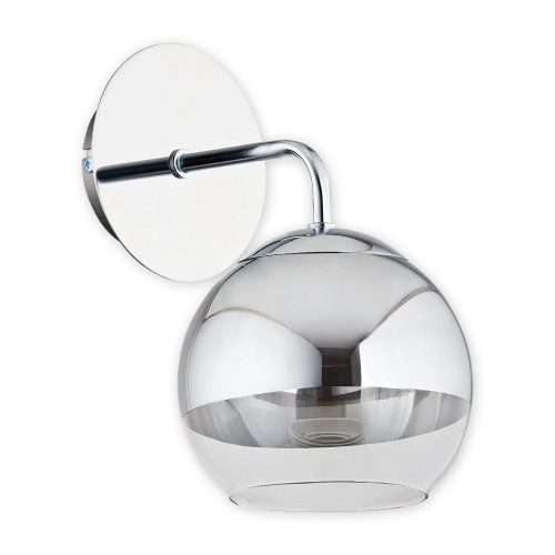 Бра Lemir Lighting O2540 K1 CH Colours chrom + przezroczysty E27 1x60W IP20