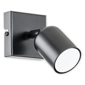 Бра Lemir Lighting O2620 K1 CZA Denis czarny matowy GU10 1x40W IP20