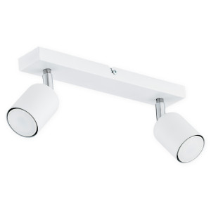Спот Lemir Lighting O2622 P2 BIA Denis biały matowy GU10 2x40W IP20