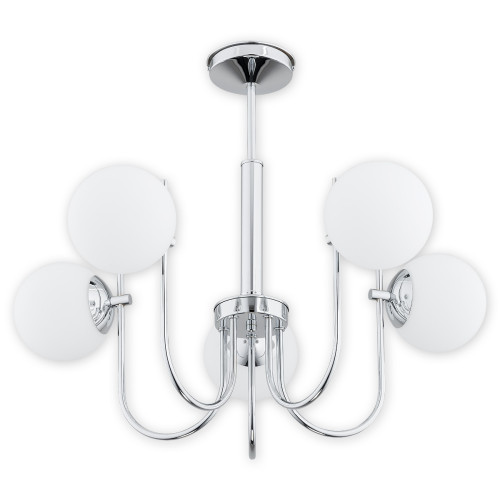Люстра Lemir Lighting O2855 W5 CH Ape chrom E14 5x40W IP20