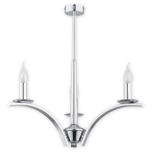 Люстра Lemir Lighting O2863 W3 CH Kapra chrom E14 3x60W IP20