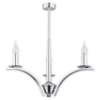 Люстра Lemir Lighting O2863 W3 CH Kapra chrom E14 3x60W IP20