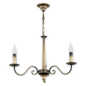 Люстра Lemir Lighting O2893 W3 PAT Asti patyna E14 3x60W IP20