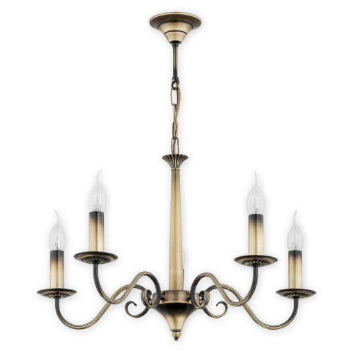 Люстра Lemir Lighting O2895 W5 PAT Asti patyna E14 5x60W IP20