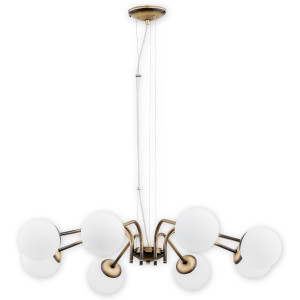 Люстра Lemir Lighting O2907 W8 PAT Nol patyna E14 8x40W IP20