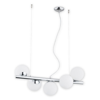 Люстра підвісна Lemir Lighting O2915 W5 CH Osso chrom E14 5x40W IP20