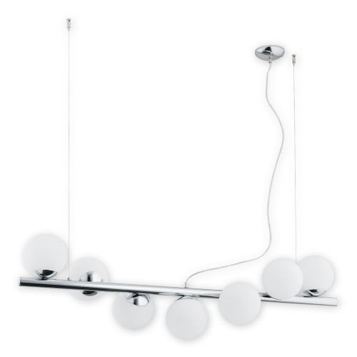 Люстра підвісна Lemir Lighting O2917 W7 CH Osso chrom E14 7x40W IP20