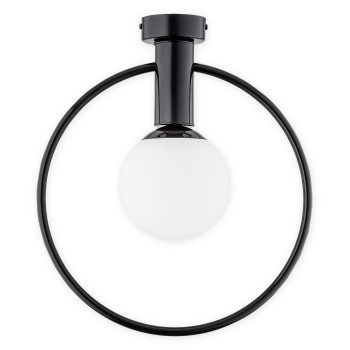 Люстра стельова Lemir Lighting O2941 P1 CZA Rico czarny połysk E14 1x40W IP20