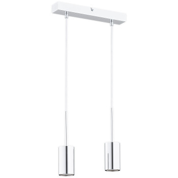 Люстра підвісна Lemir Lighting O3146 W2 CH Frigga chrom GU10 2x10W IP20