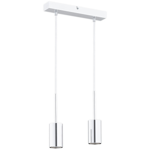 Люстра підвісна Lemir Lighting O3146 W2 CH Frigga chrom GU10 2x10W IP20